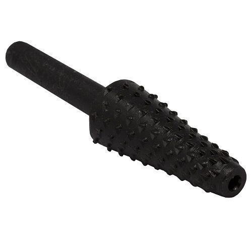 Шарошка по дереву стальная, конусная удлиненная 13 х 32 мм, хвост 6 мм, блистер ПРАКТИКА