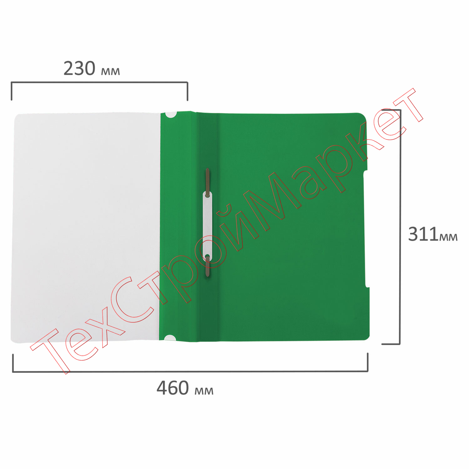 Скоросшиватель пластиковый DURABLE (Германия), А4, 150/180 мкм, зеленый, 2573-05