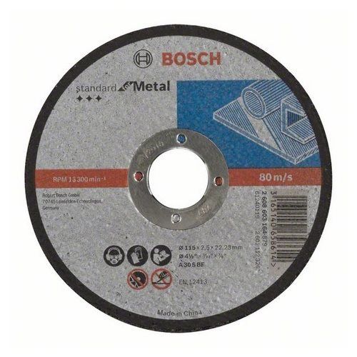 Круг отрезной Bosch металл Ф115х2,5 (005)