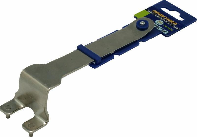 Ключ для планшайб изогнутый ПРАКТИКА 30 мм, для УШМ