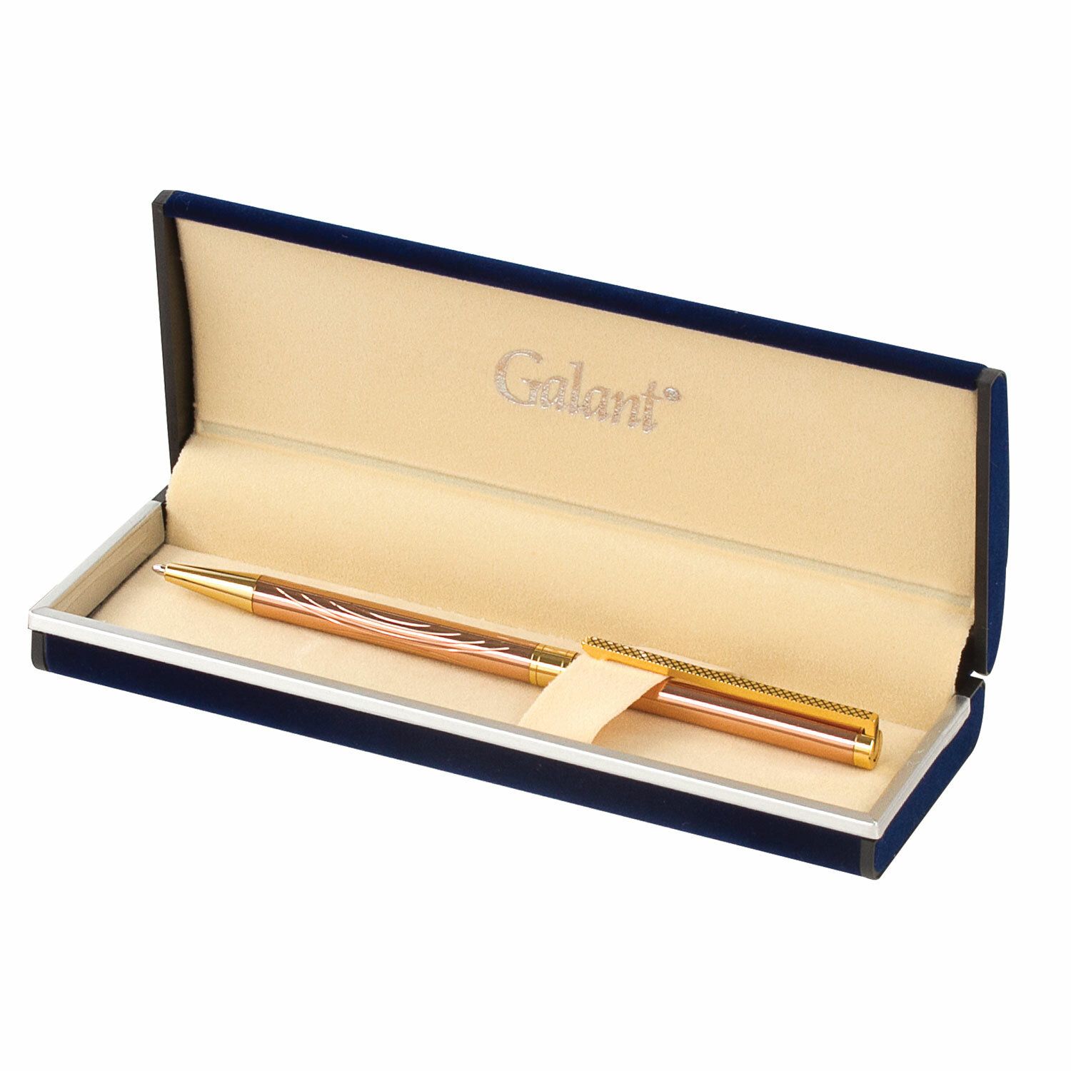 Ручка подарочная шариковая GALANT "ASTRON GOLD", корпус розовое золото, детали золотистые, узел 0,7 мм, синяя, 143526