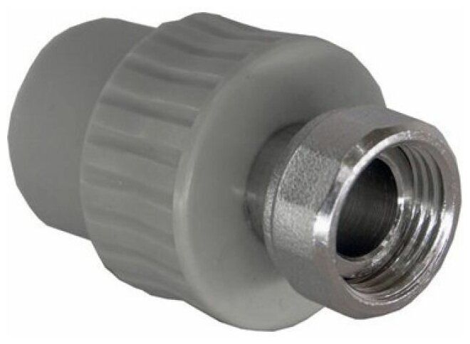 Муфта с накидной гайкой 25х1/2" (120/20) (Valfex) СЕРАЯ