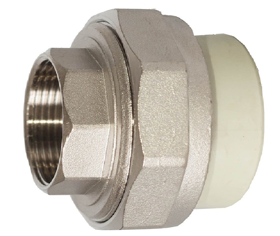 Муфта (американка) внутренняя резьба 20*1/2" Серая(Vаlfex) 