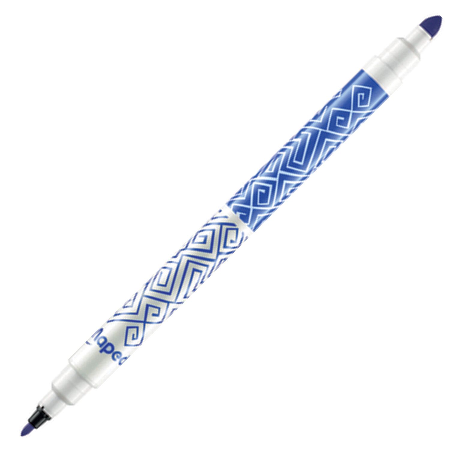 Фломастеры двусторонние MAPED (Франция) "Color'Peps Duo Tip" 10 цветов, пишущие узлы 2 и 3,9 мм, суперсмываемые, 849010