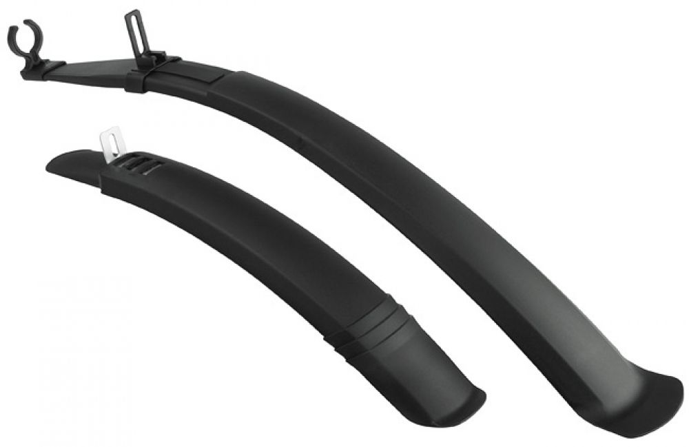 Комплект крыльев 24"-26" XH-B103 пластик чёрн., крепл. для подсед. труб 28,6-31,8мм