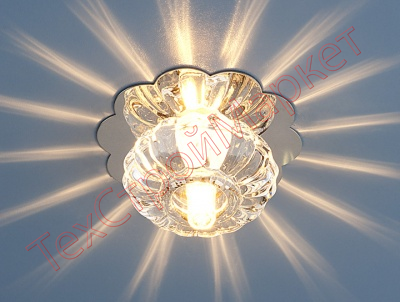 Точечный светильник Elektrostandard 847 G4  хром/белый (WH)/CH/CL хром/прозрачный a032316    