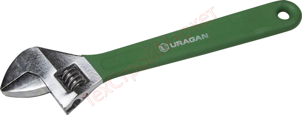 Ключ разводной URAGAN, хромированный, с обливной р 27243-15