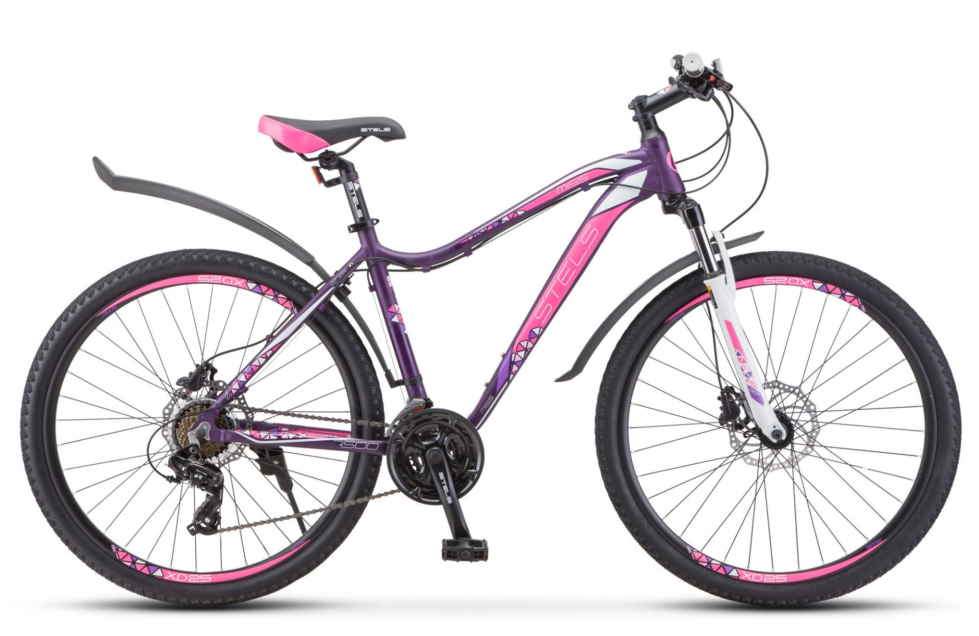 Велосипед 27.5" STELS Miss-7100 MD (18" Пурпурный)
