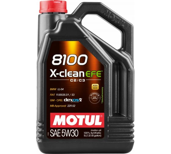 Motul 8100 X-Clean EFE 5W30 (4л) 