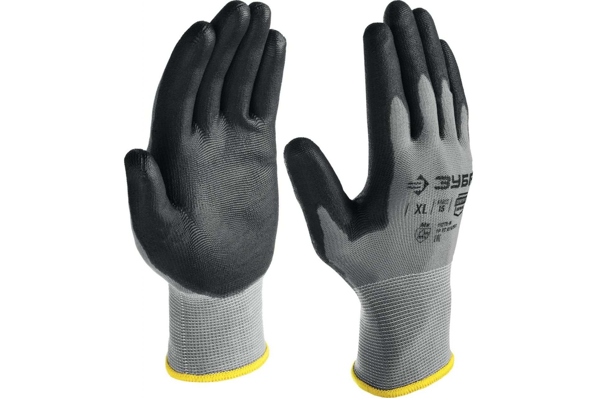 Перчатки с полиуретановым покрытием, удобны для точных работ, размер L ЗУБР ТОЧНАЯ РАБОТА