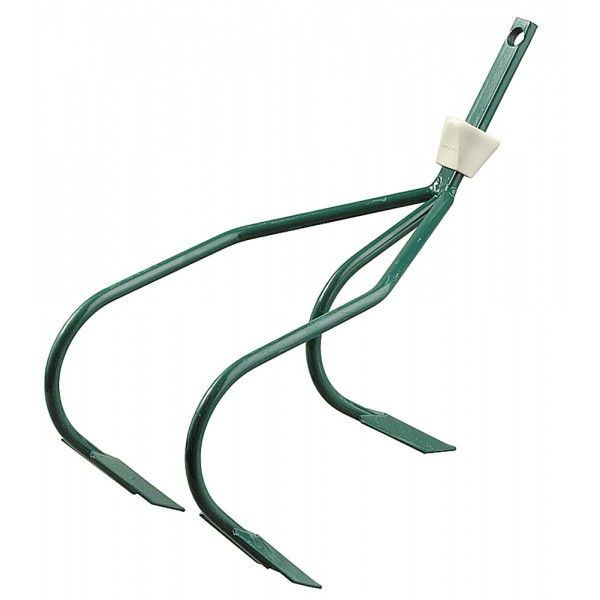 Культиватор RACO с бороздовичками, 3 зубца, с быстрозажимным механизмом, 150мм