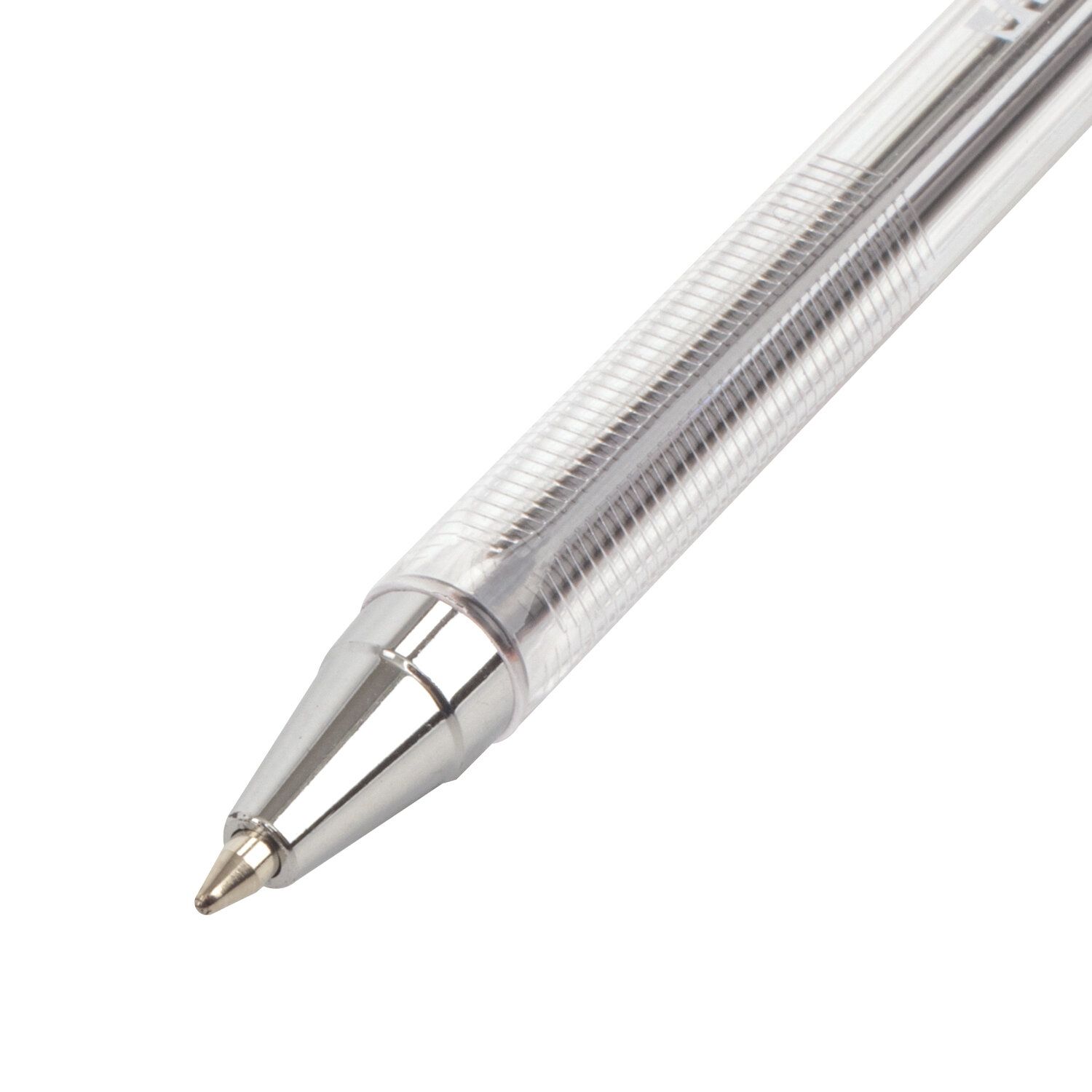 Ручка шариковая BRAUBERG "M-500 CLASSIC", КРАСНАЯ, корпус прозрачный, узел 0,7 мм, линия письма 0,35 мм, 143446
