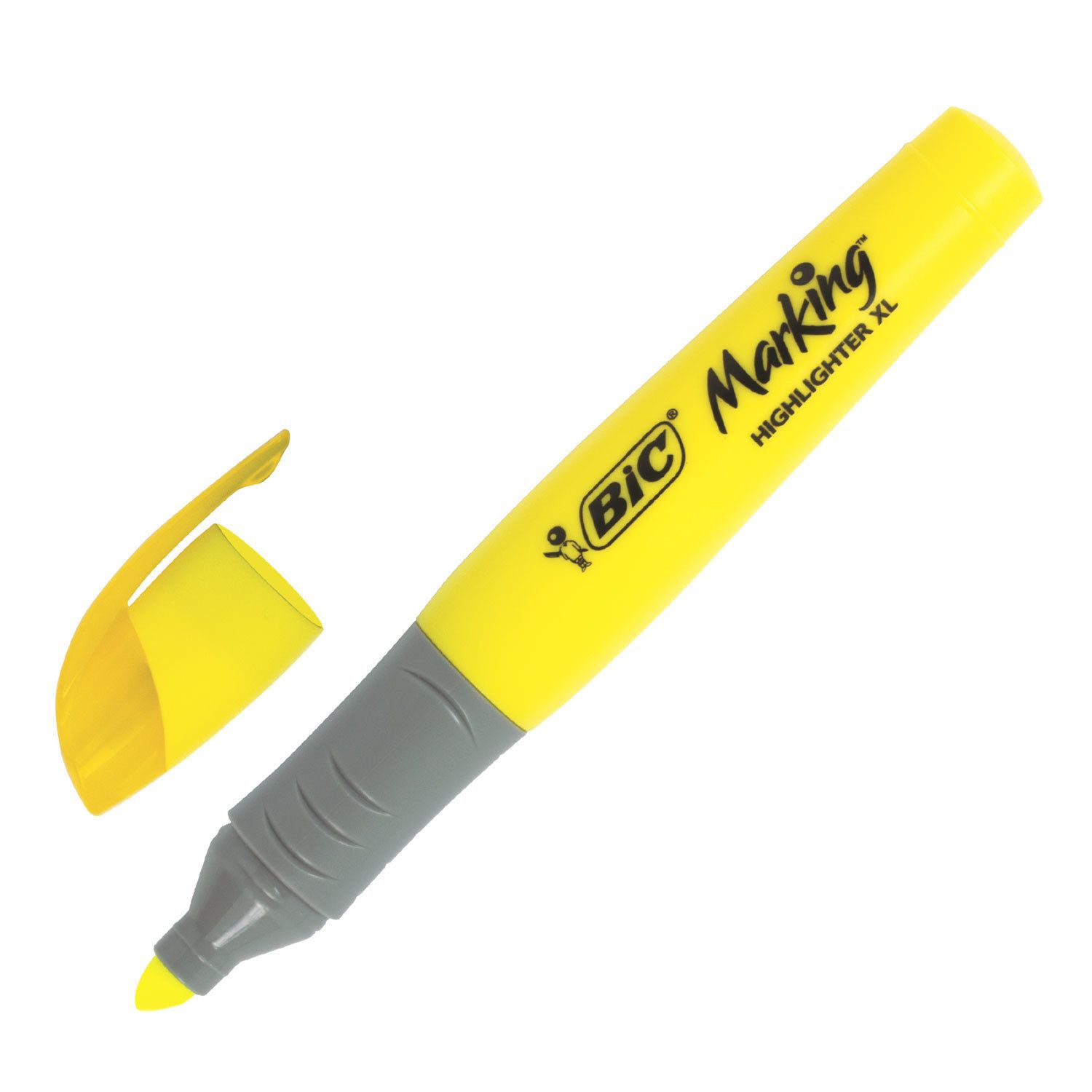 Текстовыделитель BIC "Highlighter XL", ЖЕЛТЫЙ, линия 1,7-5,1 мм, 891396