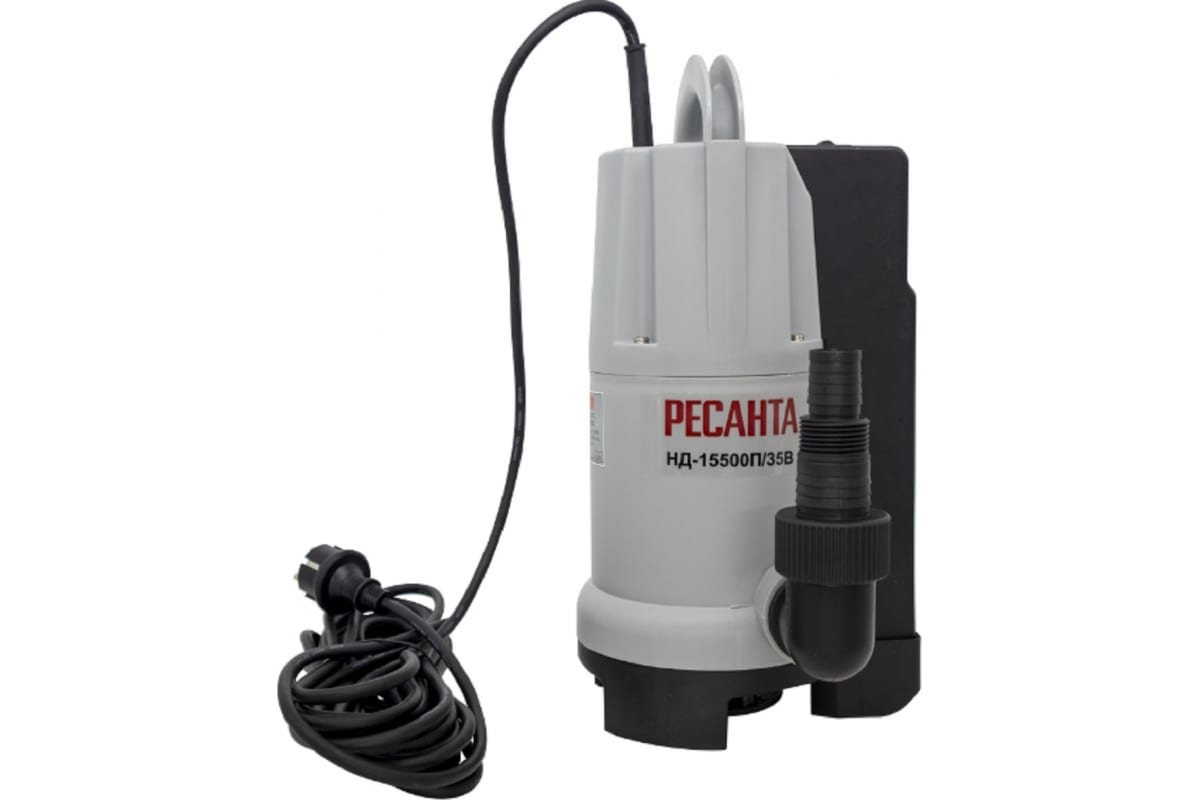 Насос дренажный Ресанта НД-15500П/35B 77/2/4