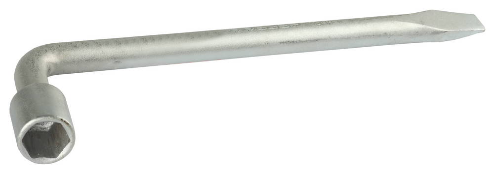 Ключ баллонный L-образный, с монтажной лопаткой, 19мм ЗУБР "МАСТЕР"