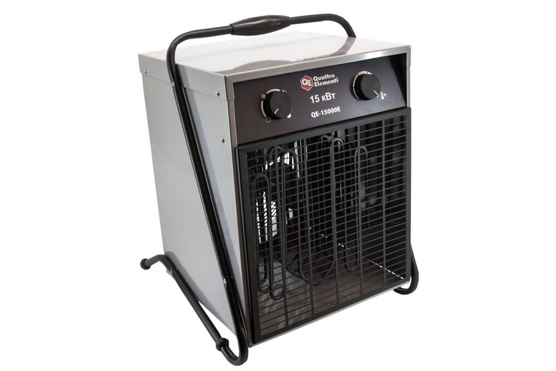 Нагреватель воздуха электрический QUATTRO ELEMENTI QE-15000 E с ТЭН (7.5 / 15кВт, 380В-3ф, 1400 м3/ч