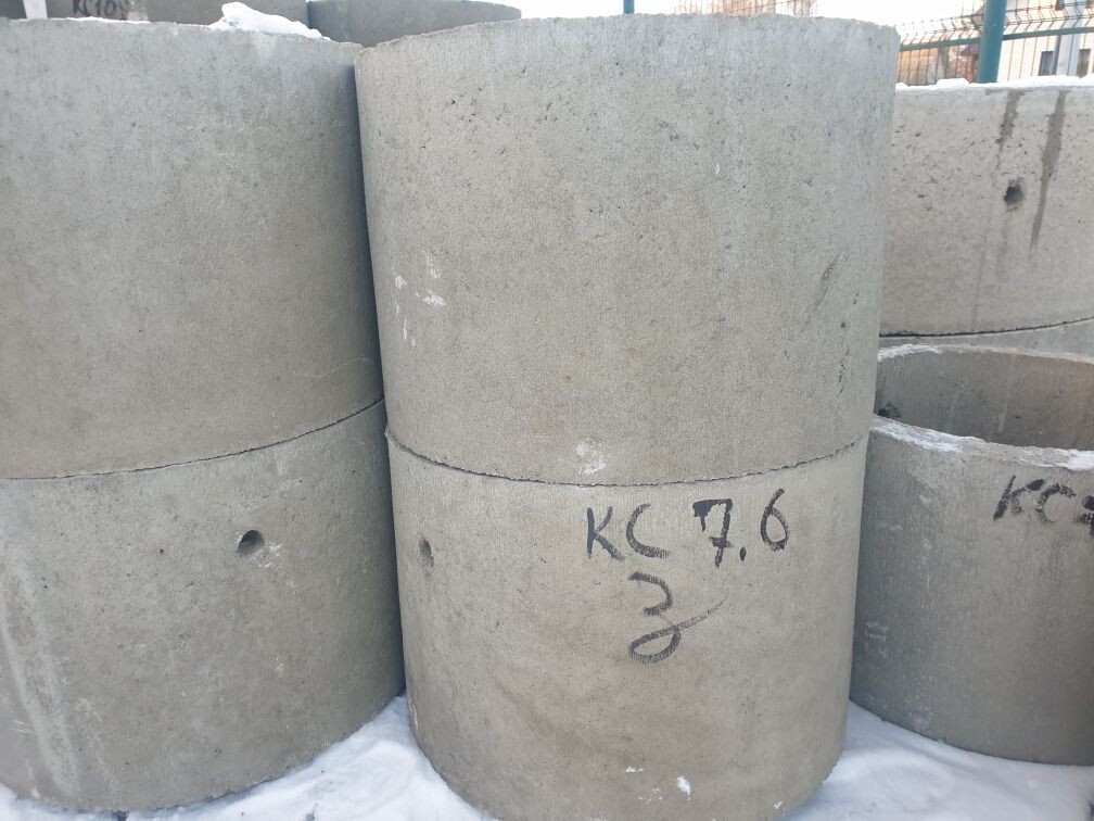 Кольцо колодезное стеновое КС 7-6 с четвертью ( 840*840*590 мм) Вес - 250 кг