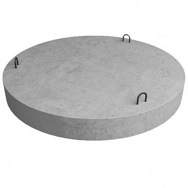 Плита днища колодца ПН 15-1 (1680*1680*120 мм) Вес - 680 кг.