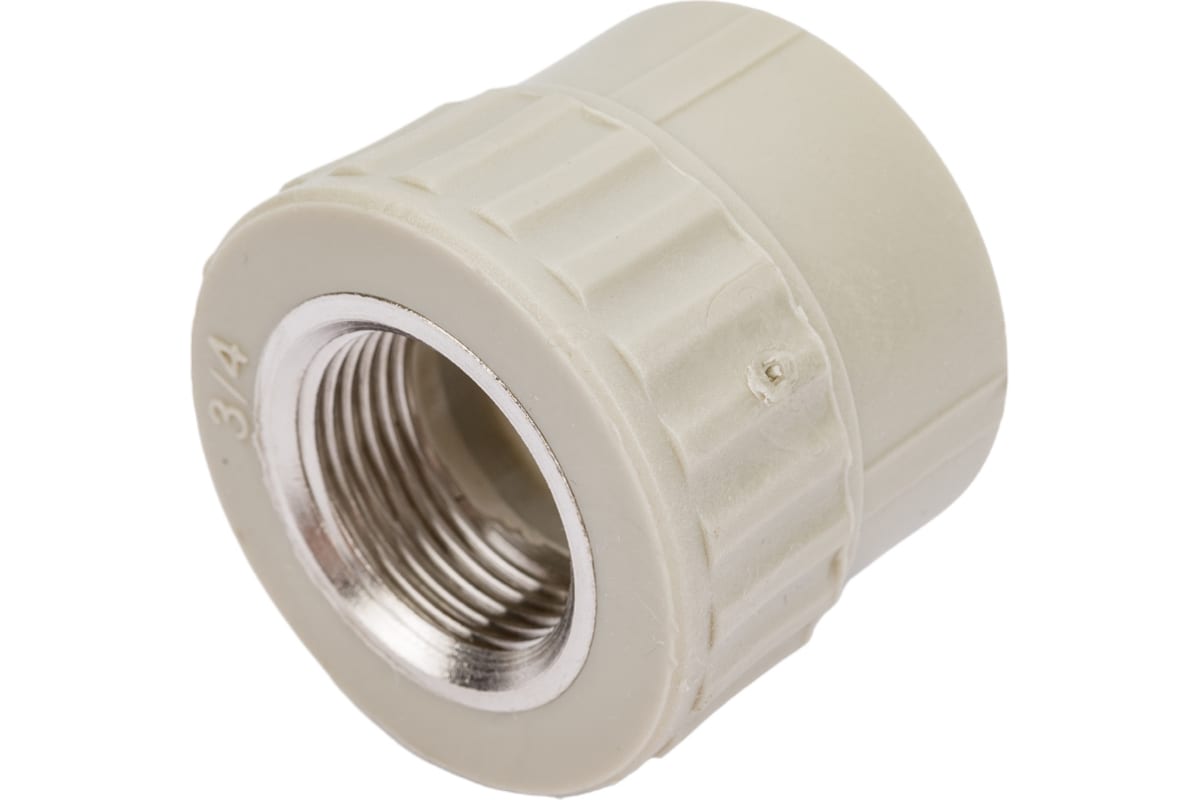 Муфта переходная с внутренней резьбой  32 x 3/4" (80/20) (Valfex) СЕРАЯ