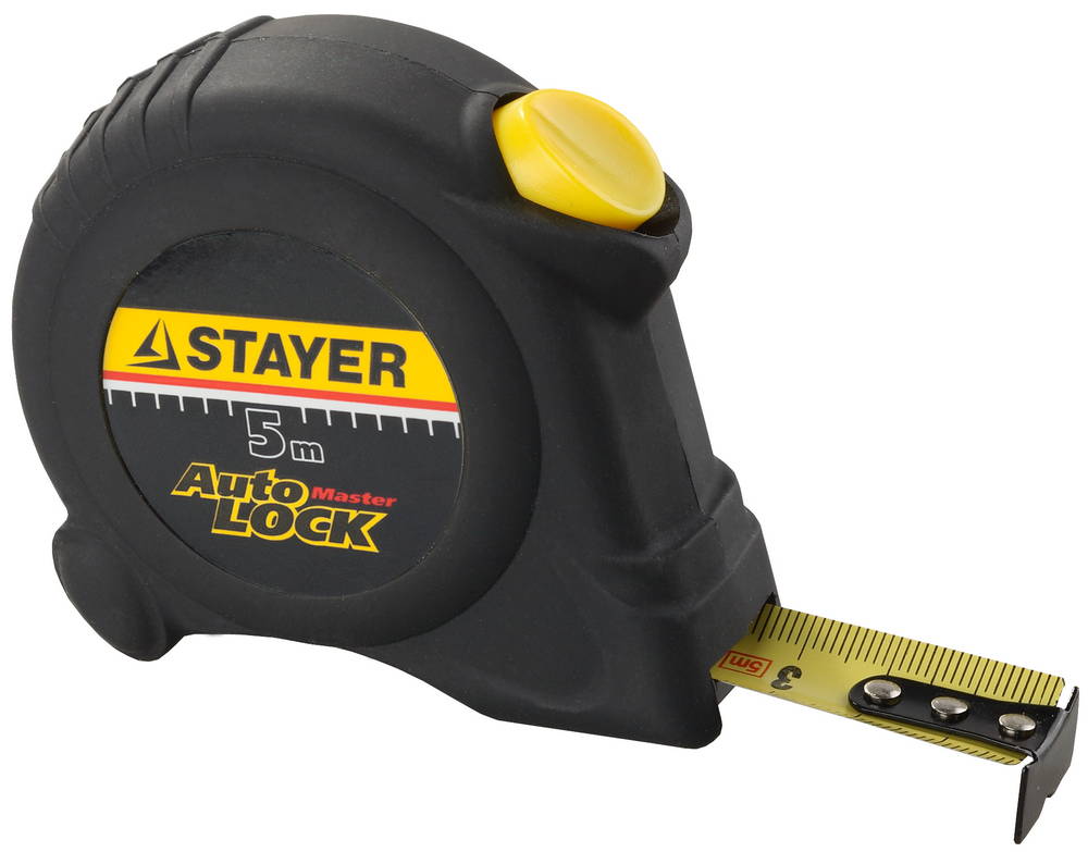 Рулетка с автостопом 5м / 19мм АutoLock STAYER