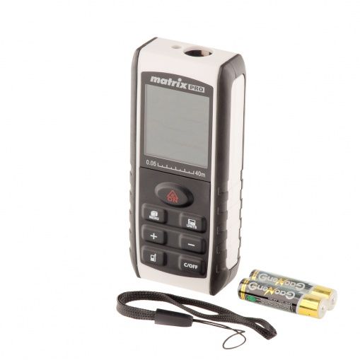 Лазерный дальномер Matrix LD-40, 40 м, с электронным угломером