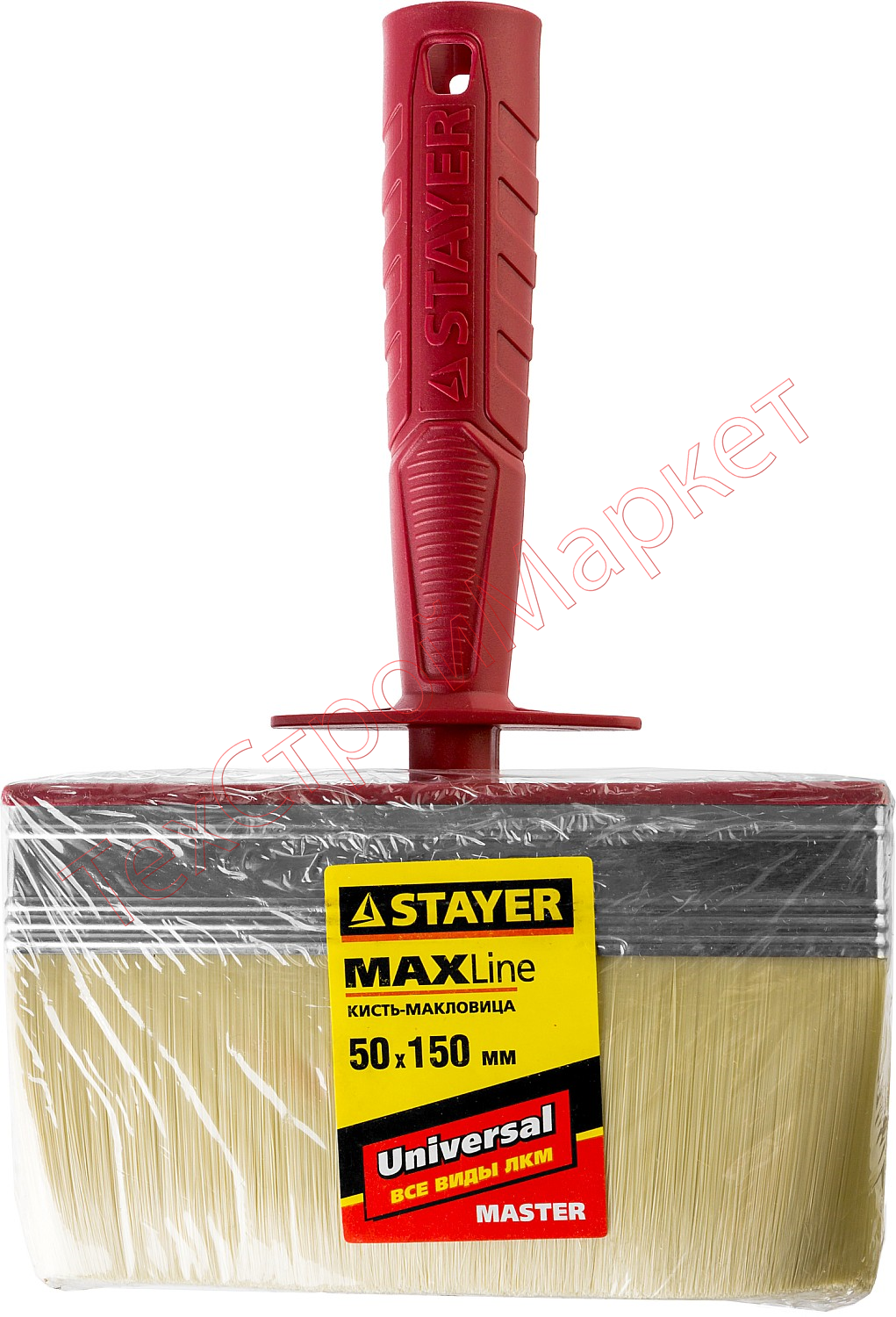 Макловица STAYER "MASTER" UNIVERSAL, светлая щетина, пластмассовый корпус, 5х15см