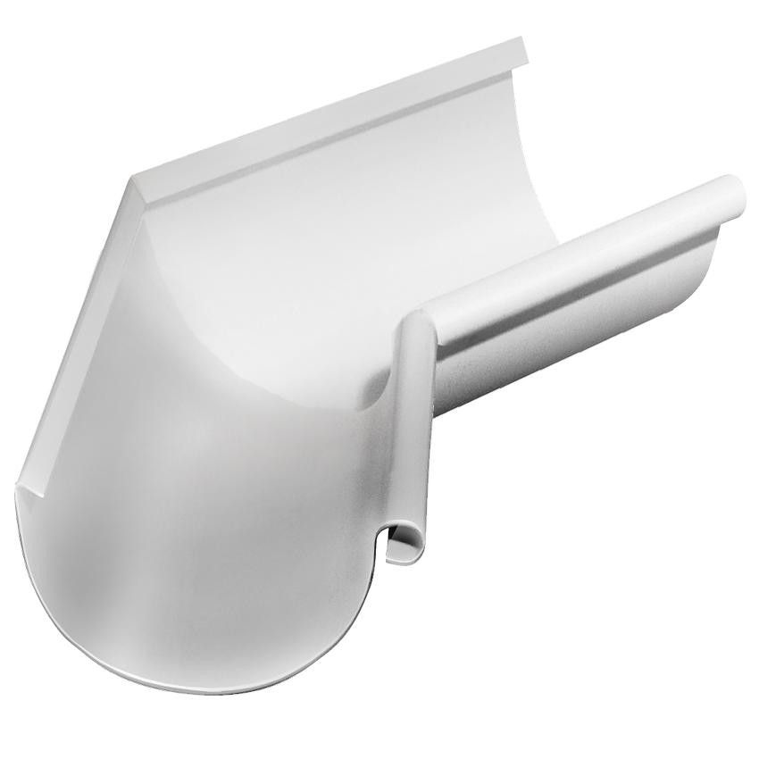 Угол жёлоб ВКУЖ 130/135/0,5 Ral 9016 