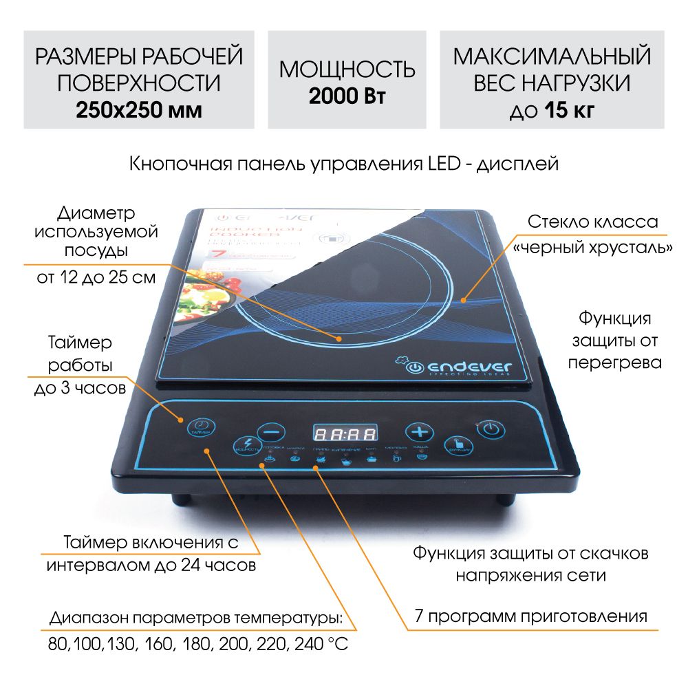 Индукционная плита ENDEVER Skyline IP-26