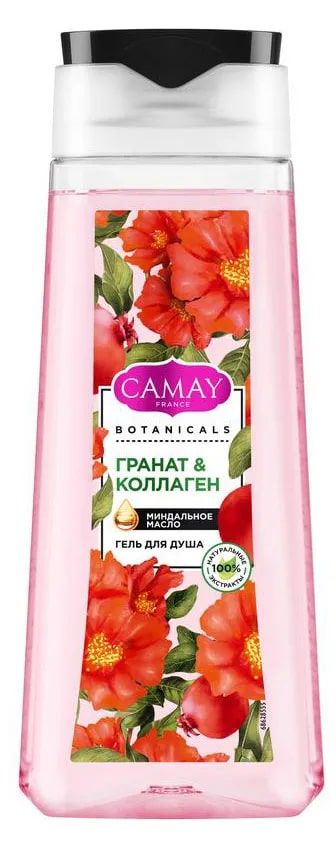 Гель для Душа Camay Botanicals Цветы Граната без Парабенов 250 мл