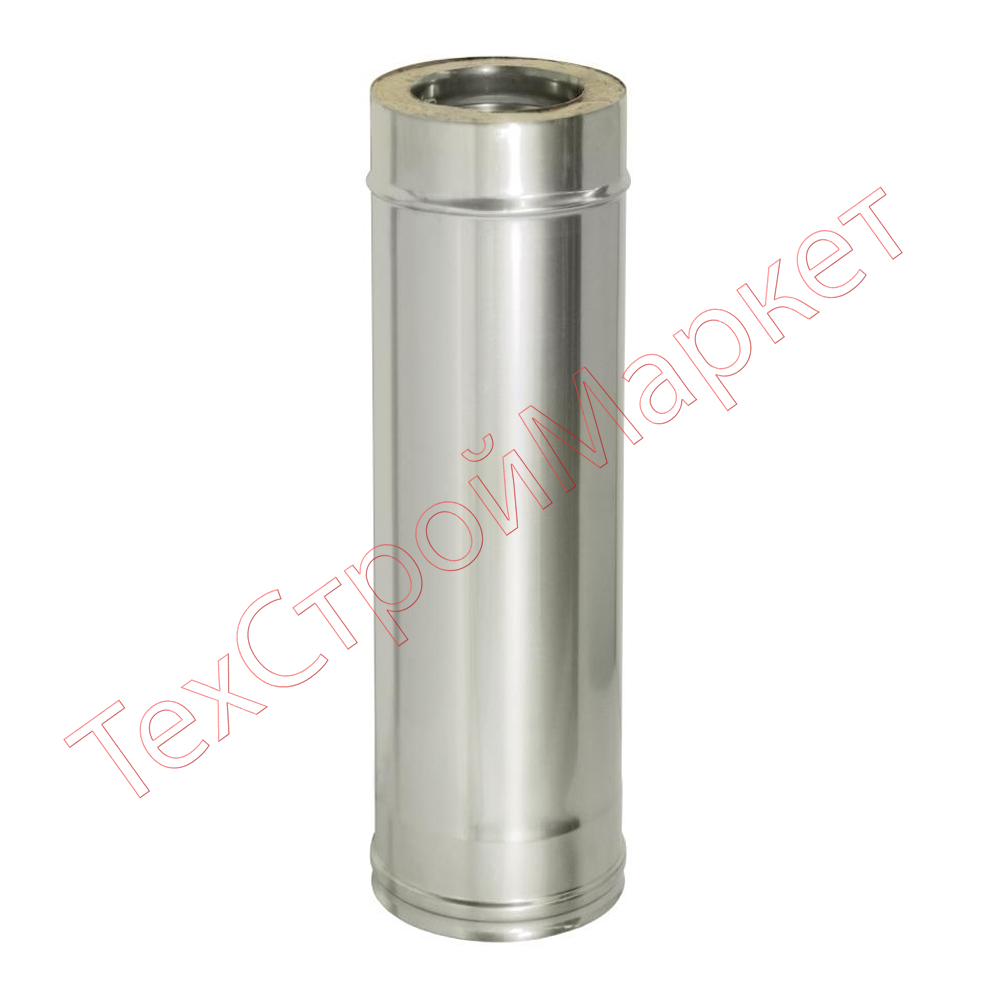 Сэндвич труба  ф120/200  L-0,5м  (нерж ст.430/1,0мм/нерж) Конденсат