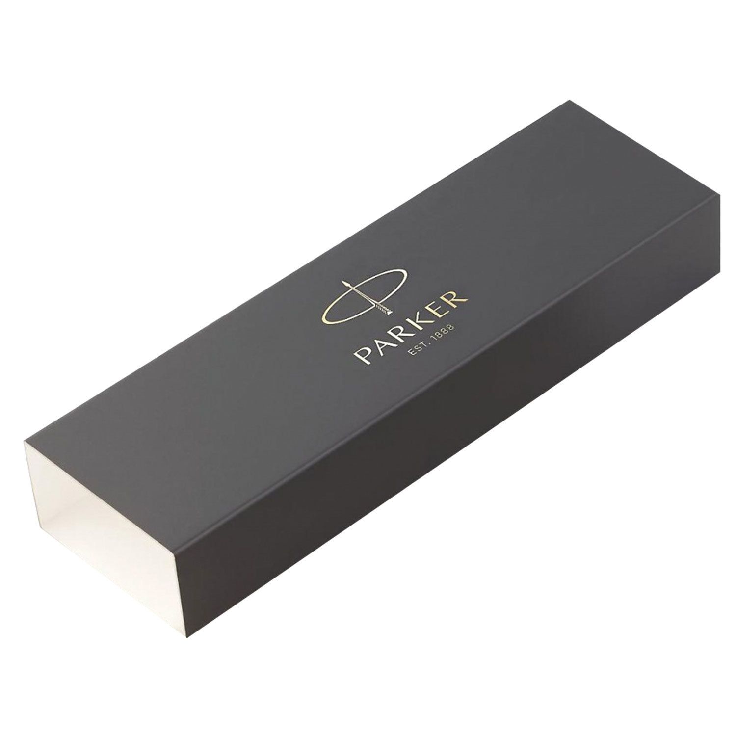 Ручка шариковая PARKER "Vector Stainless Steel CT", корпус серебристый, детали из нержавеющей стали, синяя, 2025445