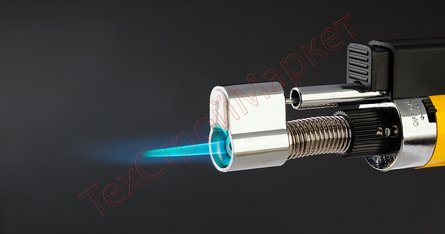 Горелка-карандаш газовая"MaxTerm", с пьезоподжигом, регулировка пламени, 1100С STAYER "MASTER" 