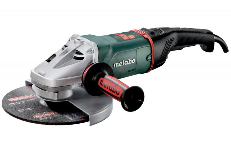 Машина шлифовальная угловая Metabo WE 24-230 MVT (Снижена нагрузка на руки: виброручка и амортизационная система VibraTech)