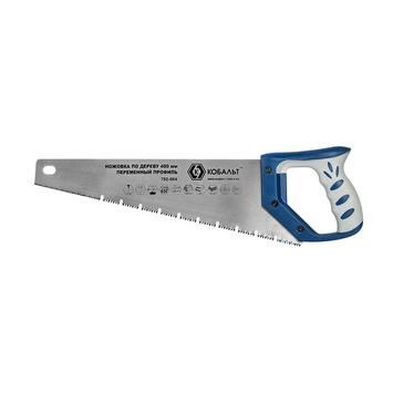 Ножовка по дереву КОБАЛЬТ 400 мм, шаг 3,5 мм/ 7 TPI, закаленный зуб