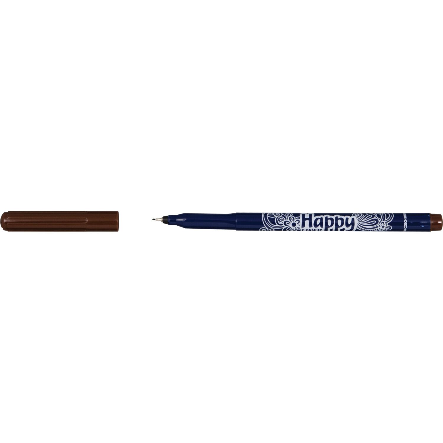 Ручки капиллярные (линеры) 12 ЦВЕТОВ CENTROPEN "Happy Liner", линия письма 0,3 мм, 2521/12, 2 2521 1202