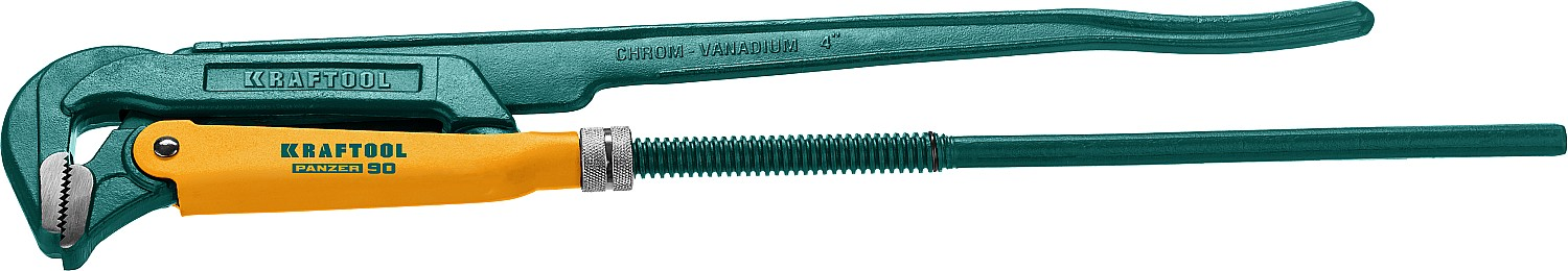 Ключ №5, трубный, прямые губки KRAFTOOL PANZER-90