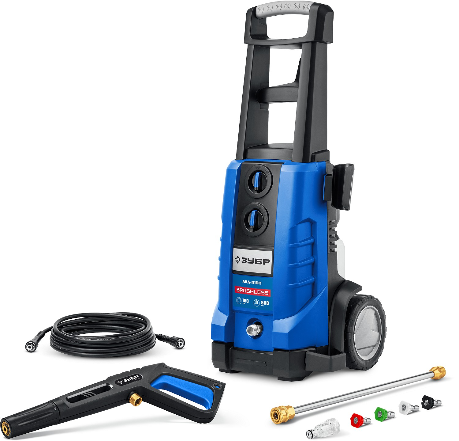 Мойка высокого давления ЗУБР 180 Атм, 2300 Вт, пистолет МИГ-280
