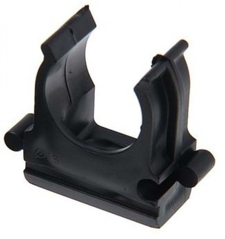 Крепеж-клипса для трубы ПНД 25 мм черн TDM