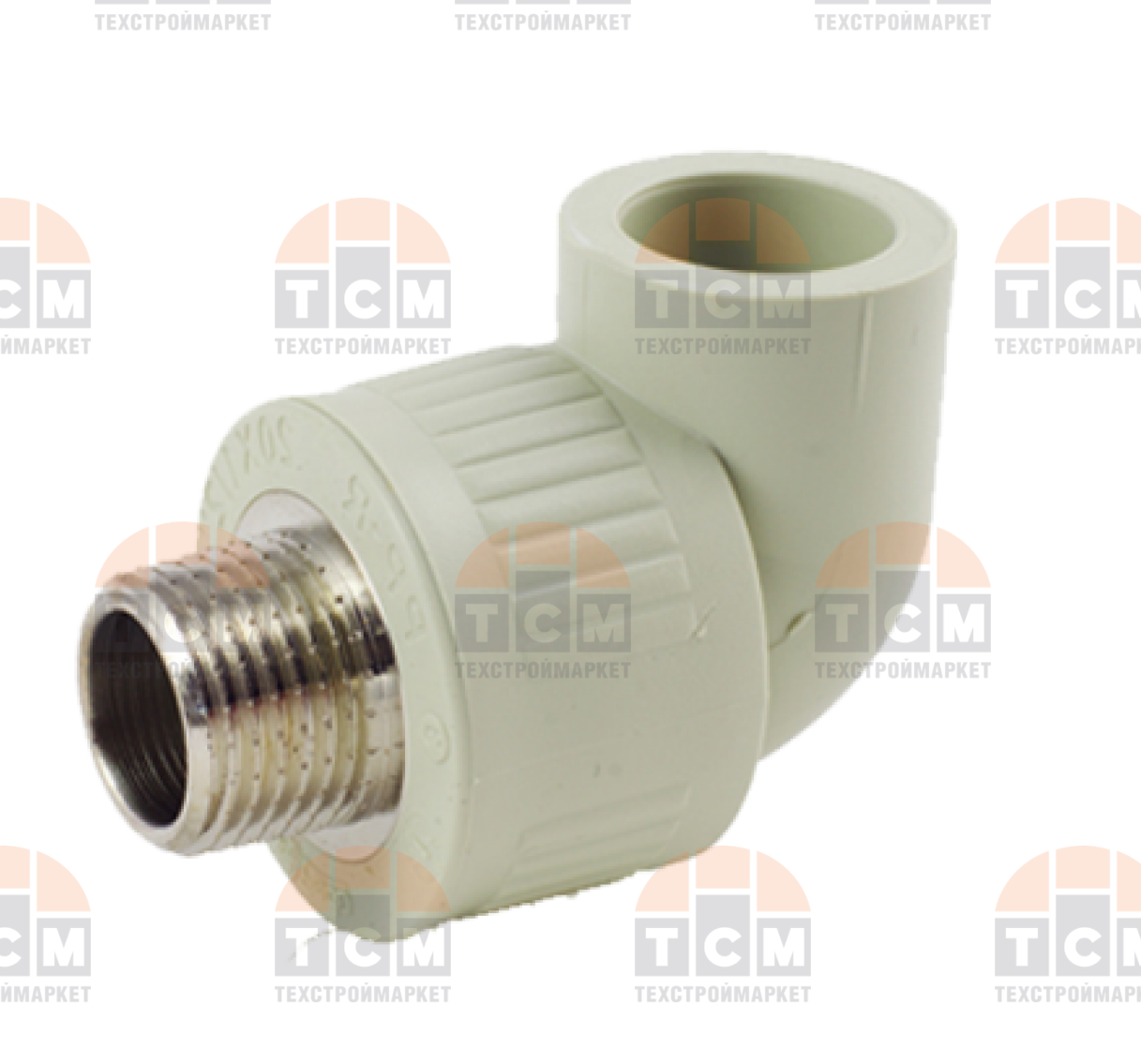 Угольник наружняя резьба 20*1/2 Серый(Vаlfex) 