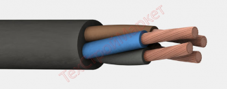 Кабель гибкий КГ 4х2,5 ГОСТ ККЗ мягкий круглый резиновый морозостойкий