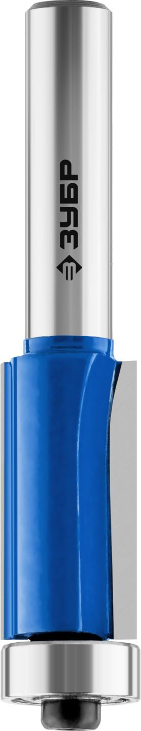 Фреза кромочная с нижним подшипником, D= 12,7мм, рабочая длина-25мм, хв.-8мм, d-12,7мм, ЗУБР Профессионал