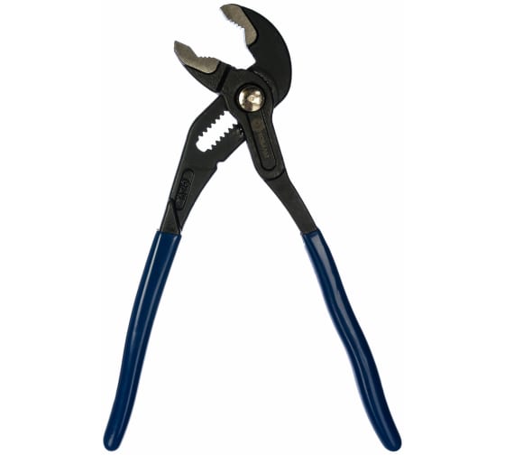 Клещи переставные КОБАЛЬТ 250 мм, с кнопочным фиксатором, CR-V (1 шт.) подвес