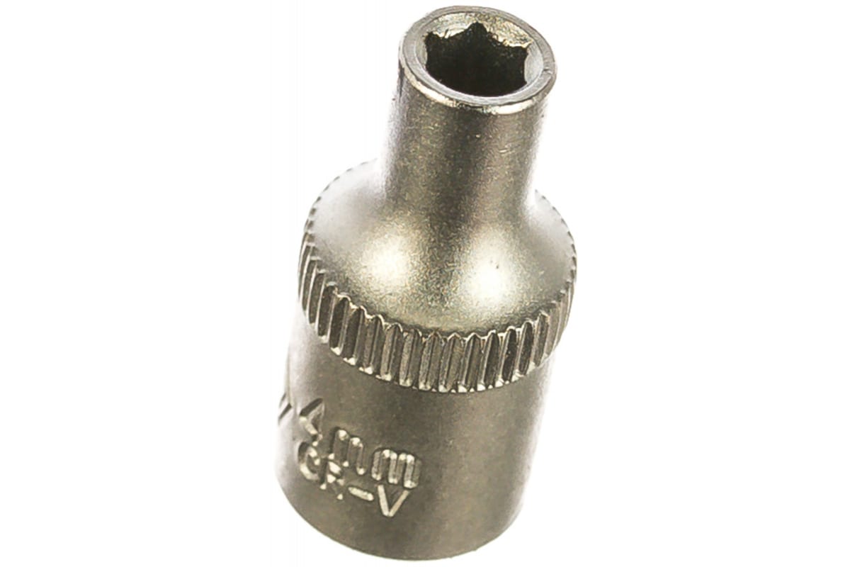 Головка торцевая 1/4", 4 мм, Cr-V КОБАЛЬТ