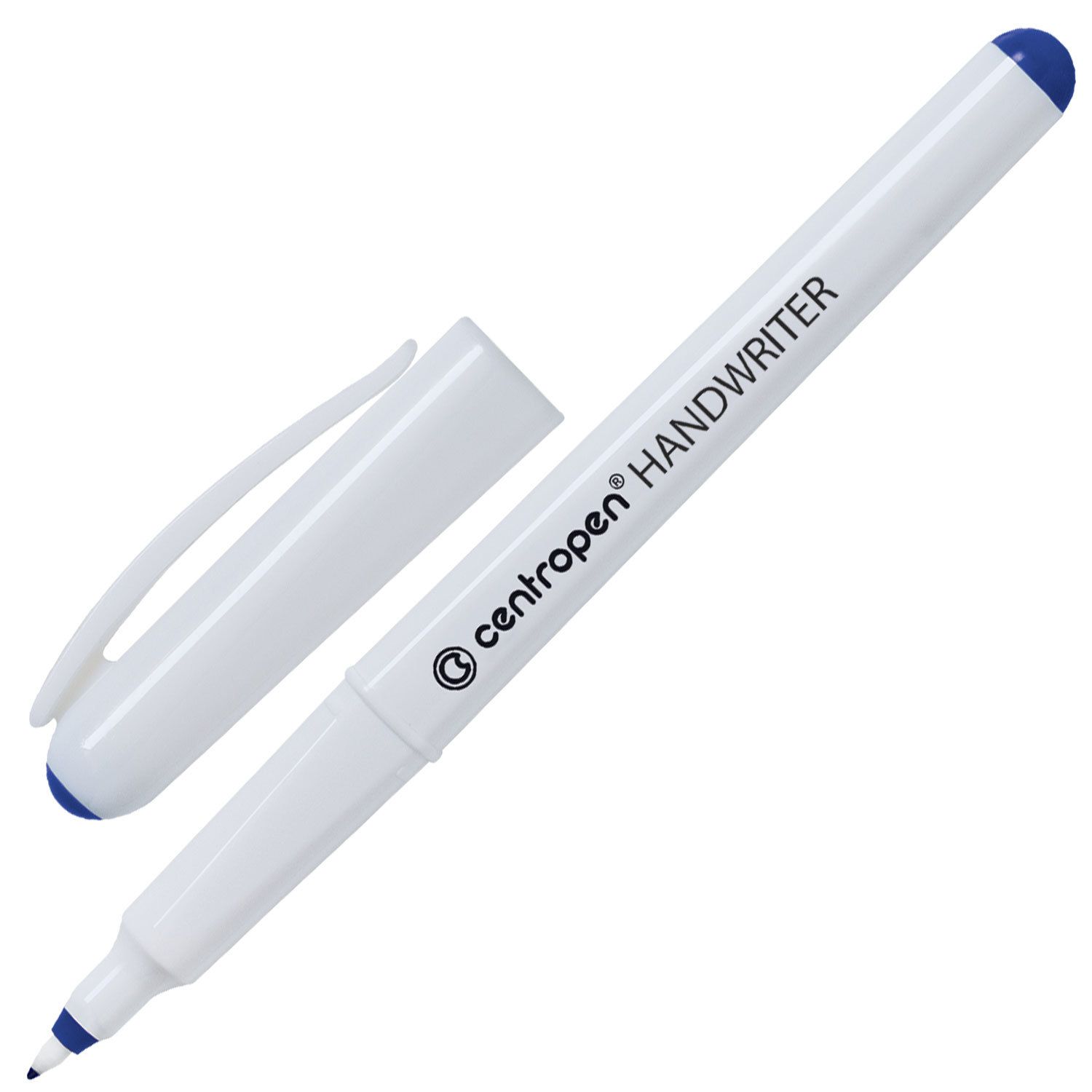 Ручка капиллярная (линер) СИНЯЯ CENTROPEN "Handwriter", трехгранная, линия 0,5 мм, 4651, 2 4651 0106