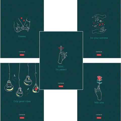 Тетрадь А5 60л. HATBER скоба, клетка, картон с тиснением, Женские секреты, (5 видов), 60Т5тВ1 Тетрадь А5 60л. HATBER скоба, клетка, картон с тиснением, Женские секреты, (5 видов), 60Т5тВ1