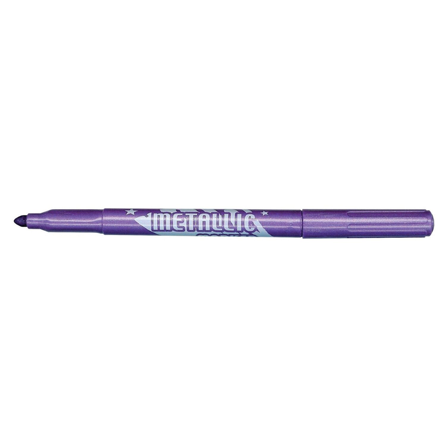 Фломастеры "МЕТАЛЛИК" 5 ЦВЕТОВ CENTROPEN "Metallic", эргономичные, вентилируемый колпачок, 8690/5KK, 6 8690 0501