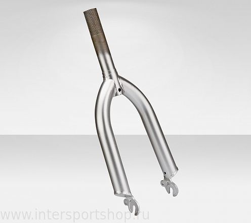 Вилка 14"жёстк.для детск.велосип.сталь серебристая