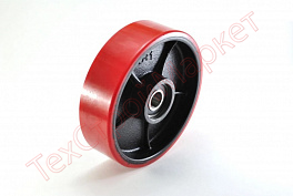 Колесо с подшипником полиуретан 180х50мм для TOR RHP/AC DF/BF-III/DF-III/HLS/JF/PWH35-II/WH-25ES/RHP(BF)