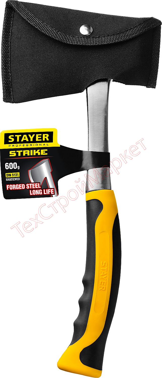 Топор STRIKE 600 г цельнометаллический, STAYER 2065-06