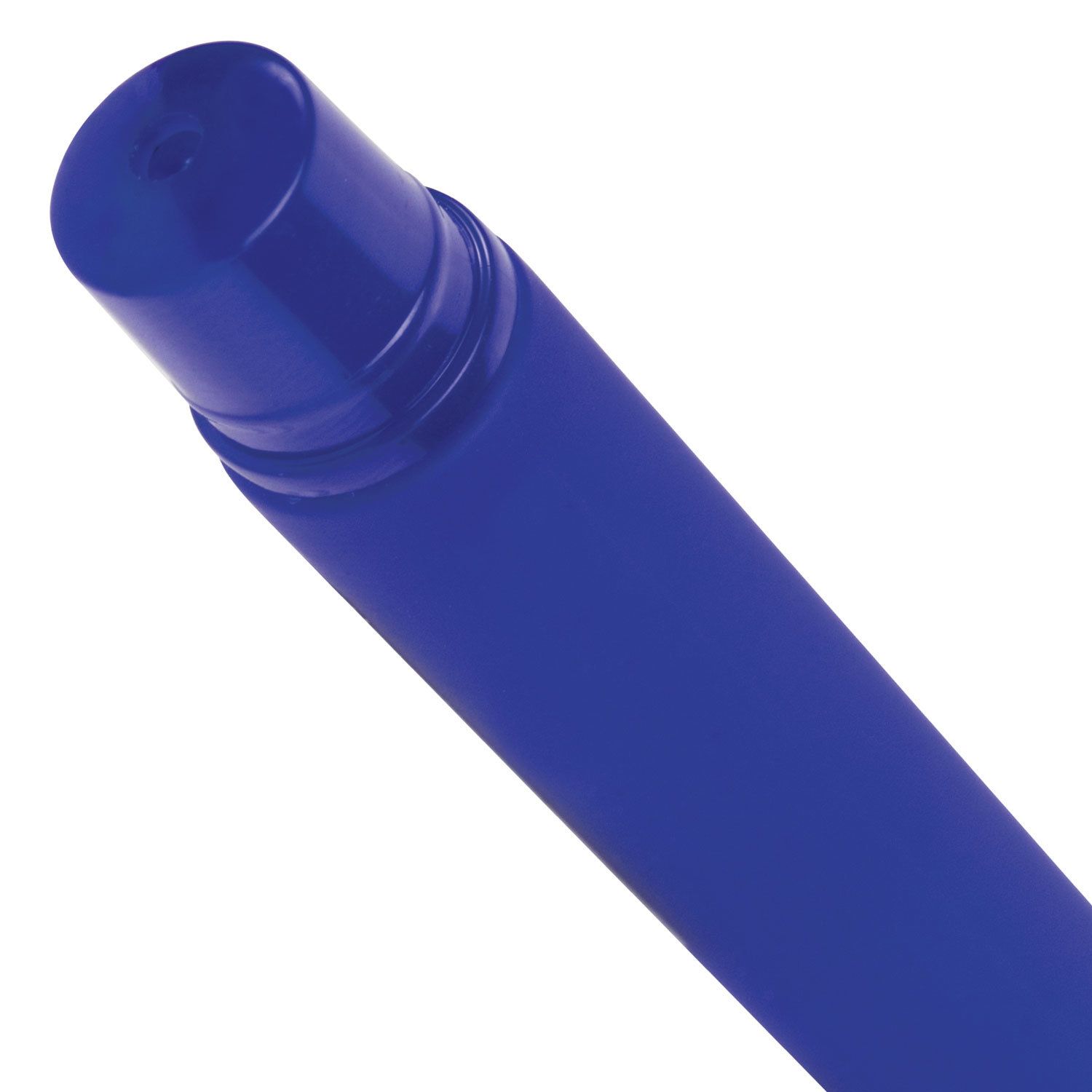 3.7 мм. Ручка масляная синяя BRAUBERG. Soft Touch Matt Blue Mug.